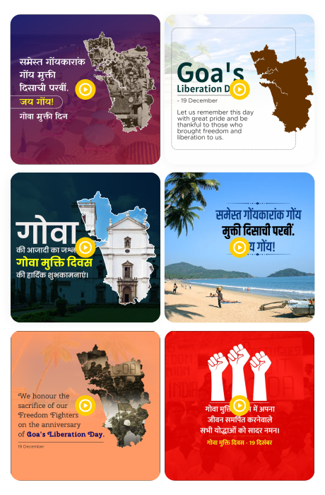 Goa Formation Day videos poster