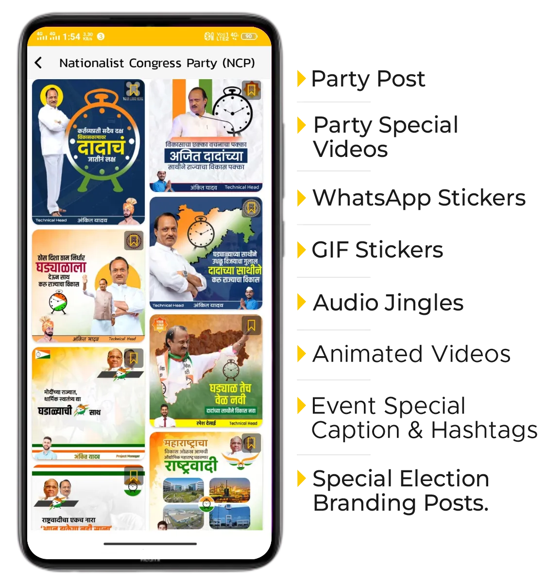 National Congress Party  Party posters
