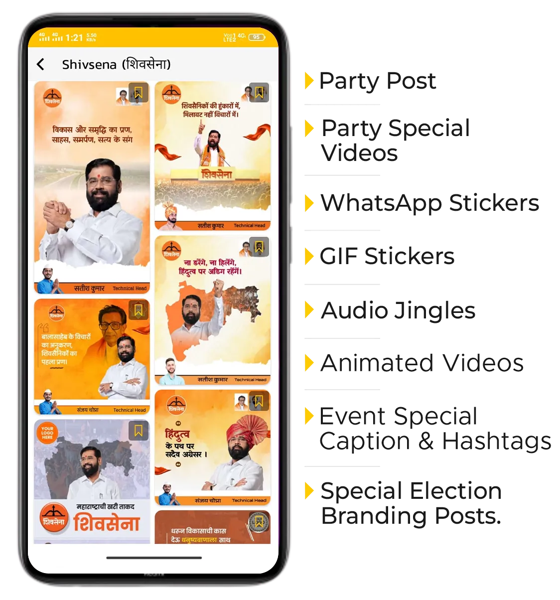 Shivsena Party  Party posters