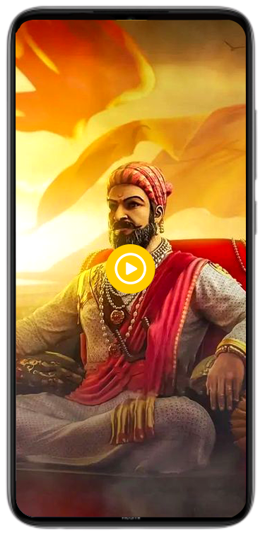 Chhatrapati Shivaji Maharaj animated video poster