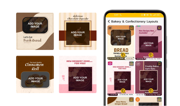 bakery and confectionery product poster
