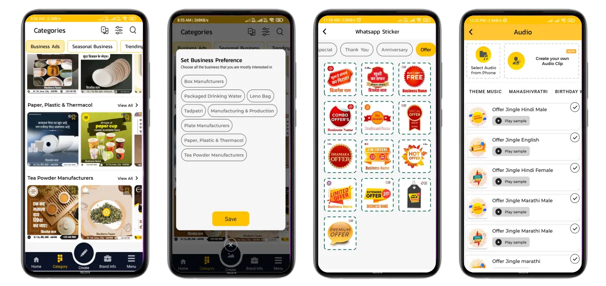 Find Manufacturing production business posters and video on AdBanao app