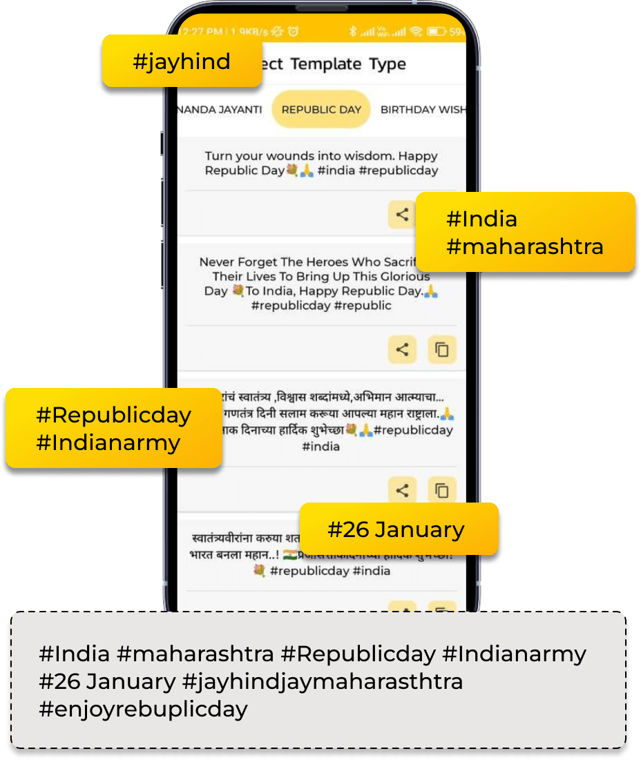 Black Day Pulwama Attack caption and hashtags poster
