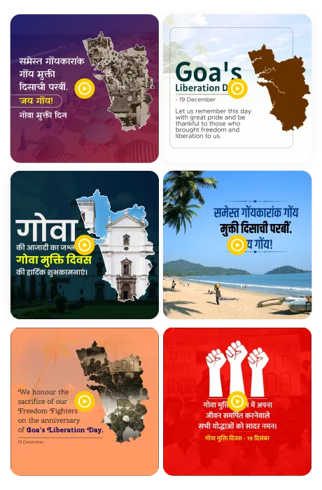 Goa Formation Day videos poster