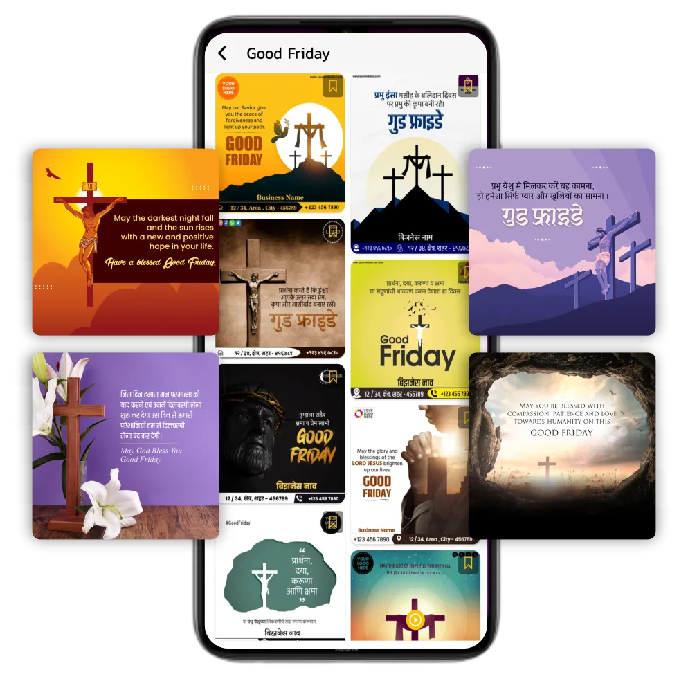 Good Friday business branding poster