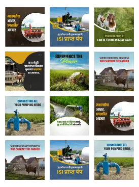 farming and agriculture business branding poster
