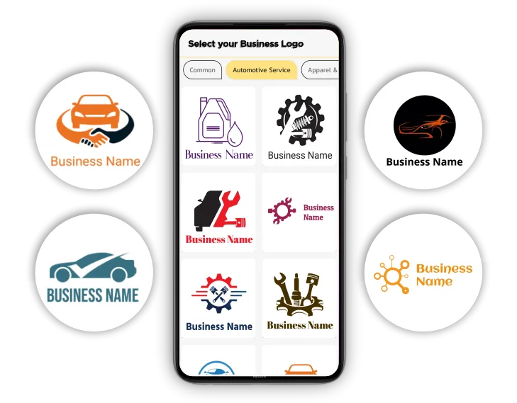 logo for automotive service poster