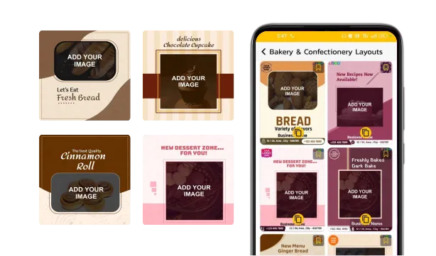 bakery and confectionery product poster