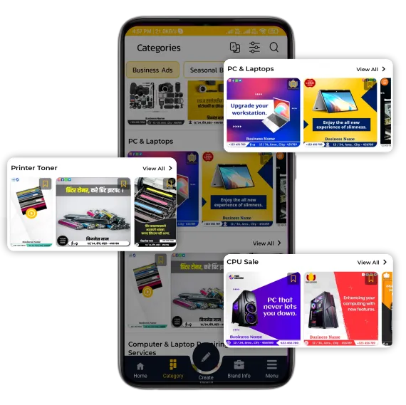 computer shop content poster