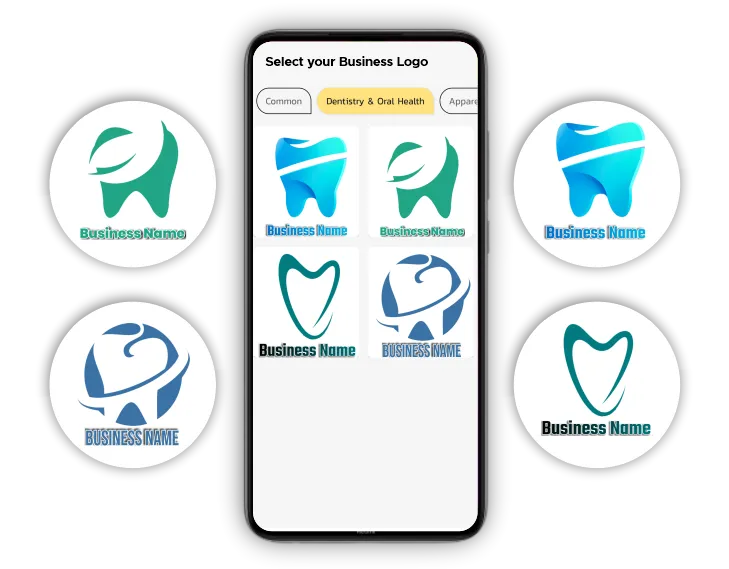 logo for dentistry and oral health poster