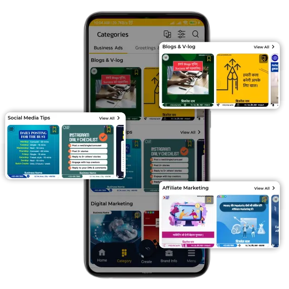 digital marketing content poster