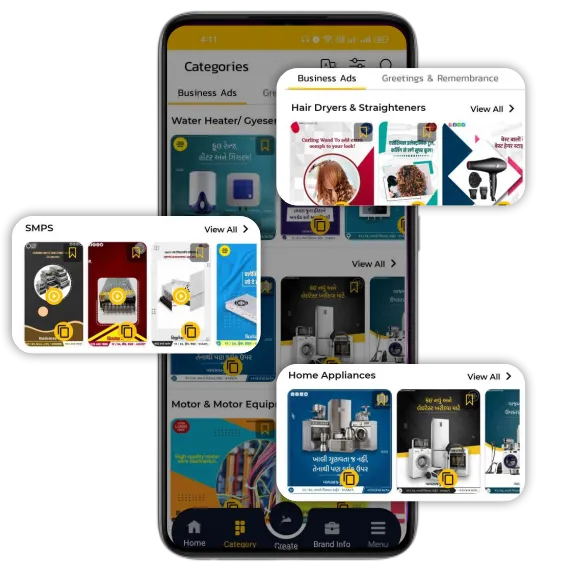 electronics & appliances content poster
