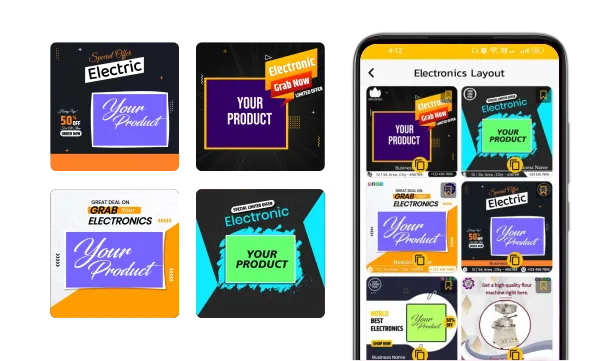 electronics & appliances product poster