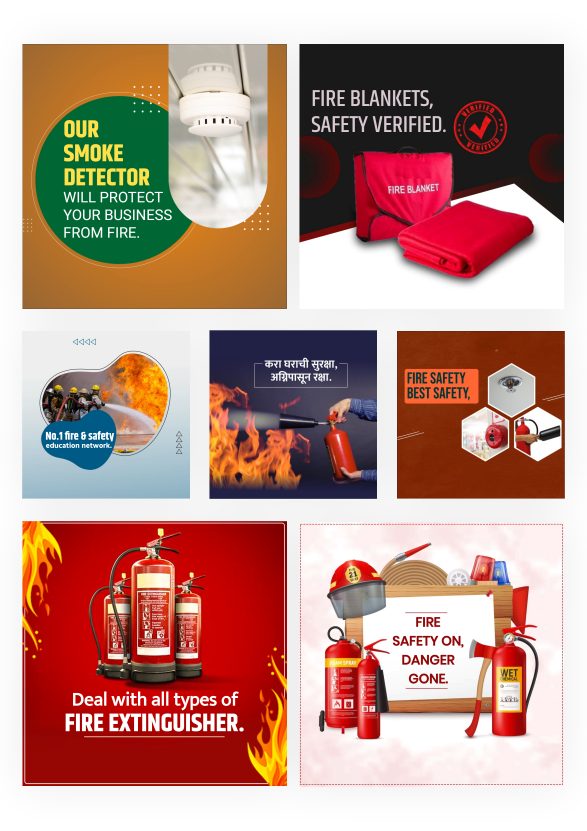 fire & safety poster design