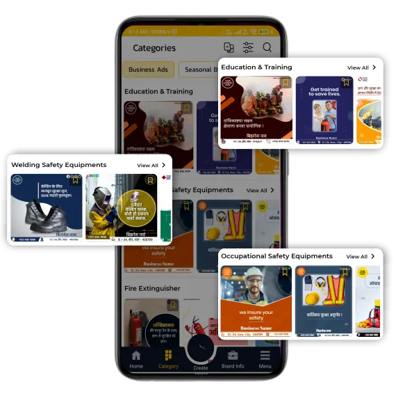 fire & safety industry content poster