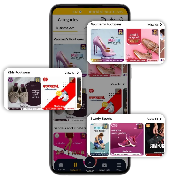 footware content poster