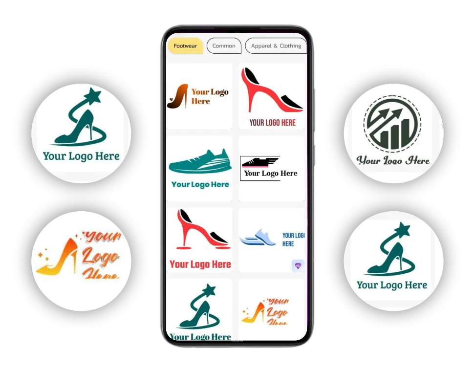 logo for footware poster