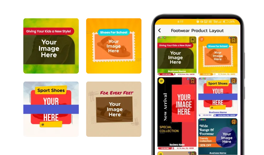 footware product poster