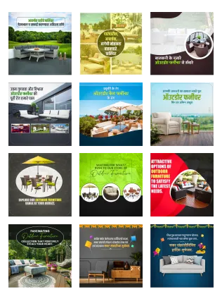 furniture business branding poster