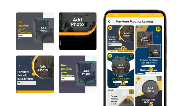 furniture product poster