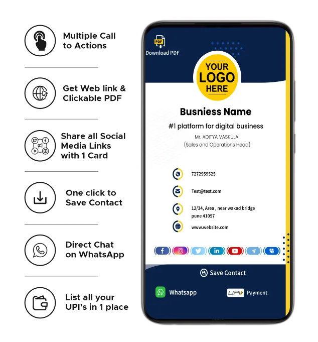 home decor business card poster