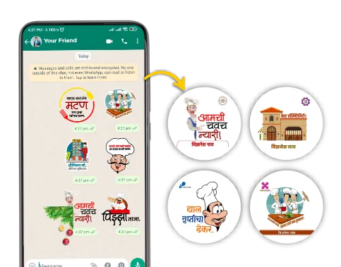 hotel,restaurant & lodging whatsapp sticker poster