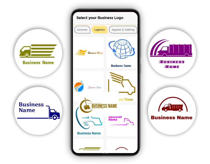 logo for logistics poster