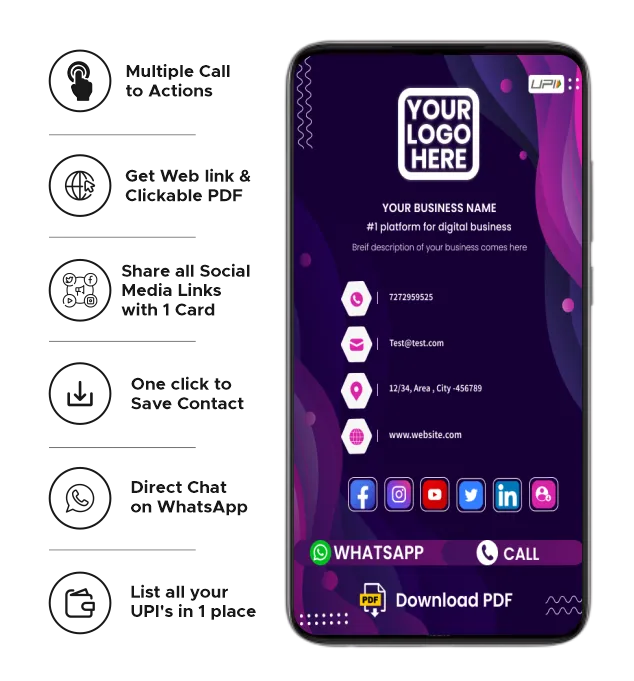 mobile shop business card poster