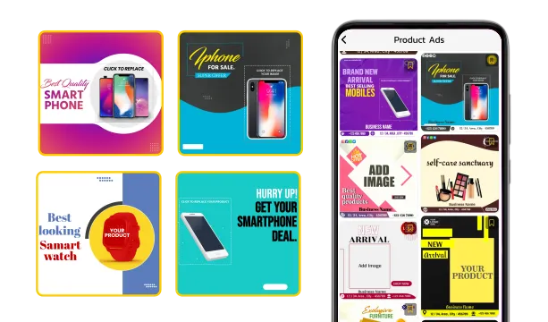 mobile shop product poster