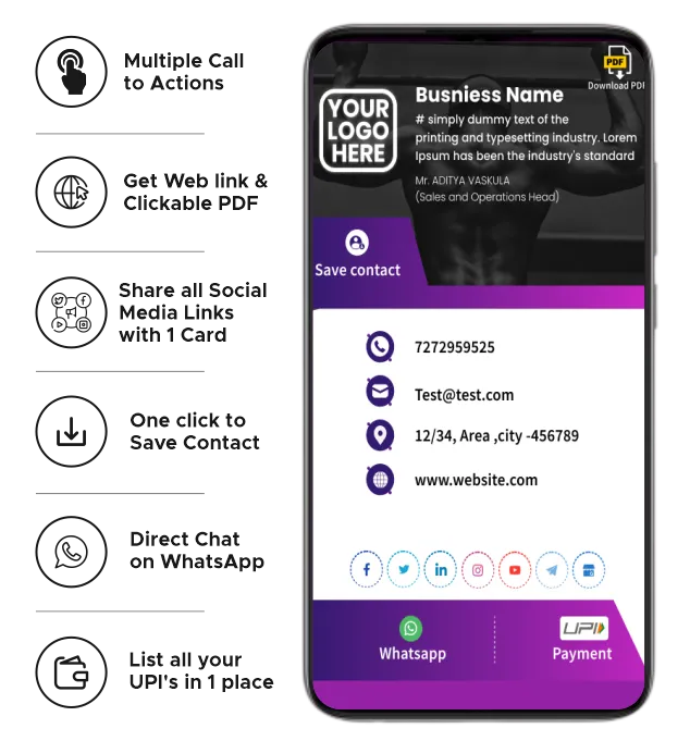 service provider card poster