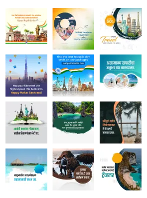 tours and travels branding poster